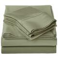 Impressions By Luxor Treasures Egyptian Cotton 1200 Thread Count Solid Sheet Set King-Sage 1200KGSH SLSG